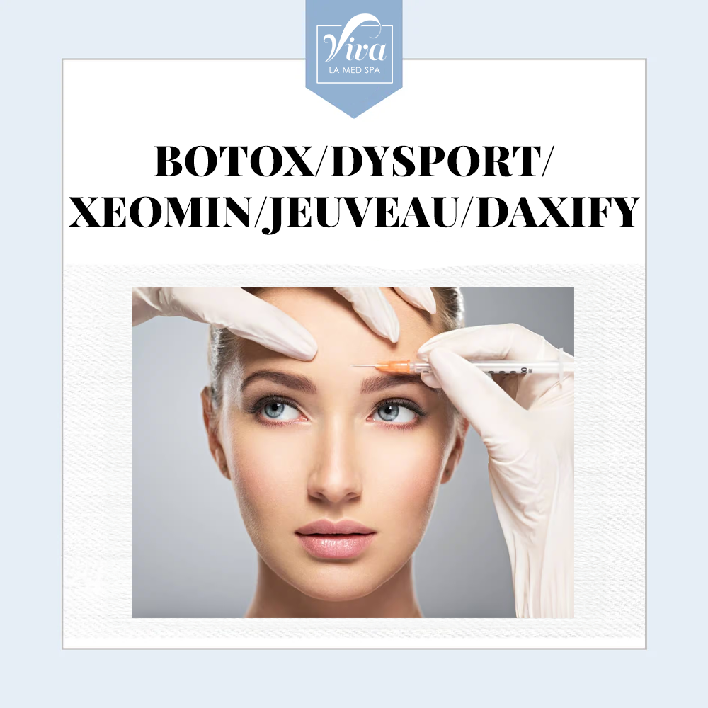 Botox/Dysport/Xeomin/Jeuveau/Daxify