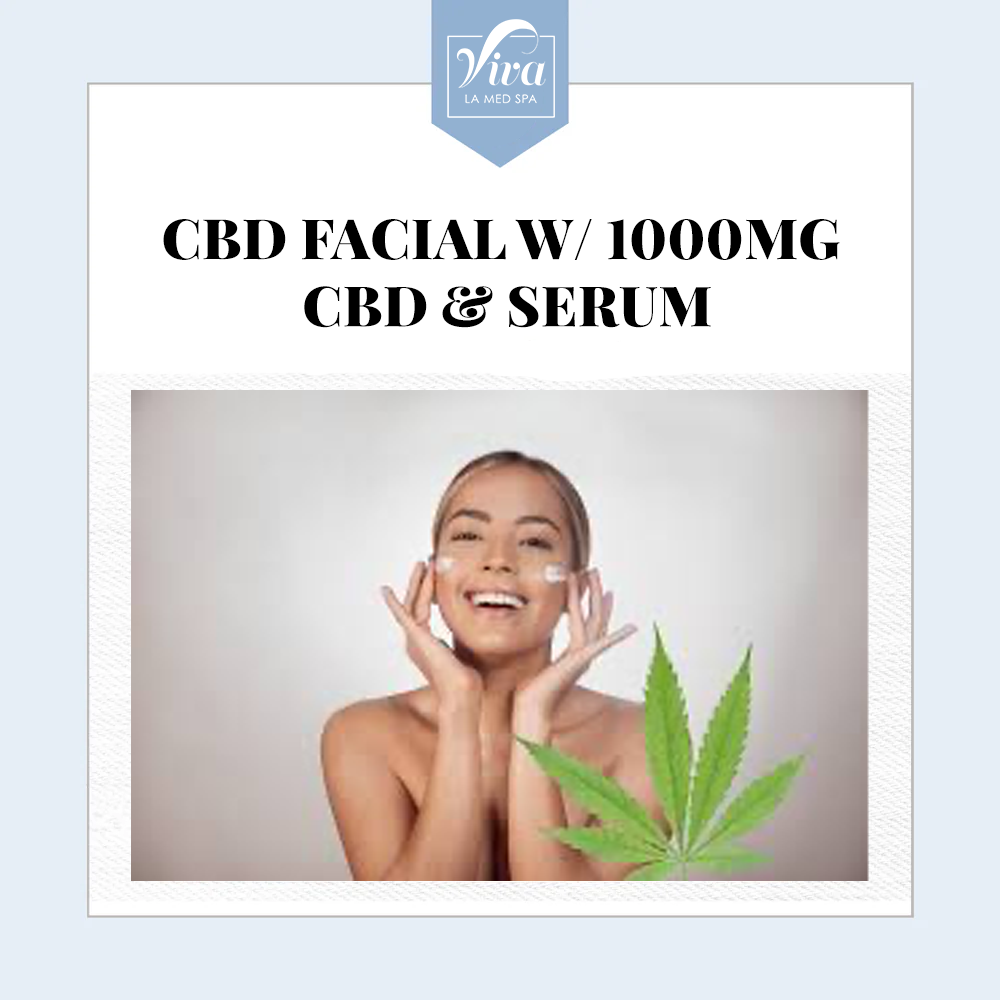 CBD Facial W/ 1000MG CBD & Serum