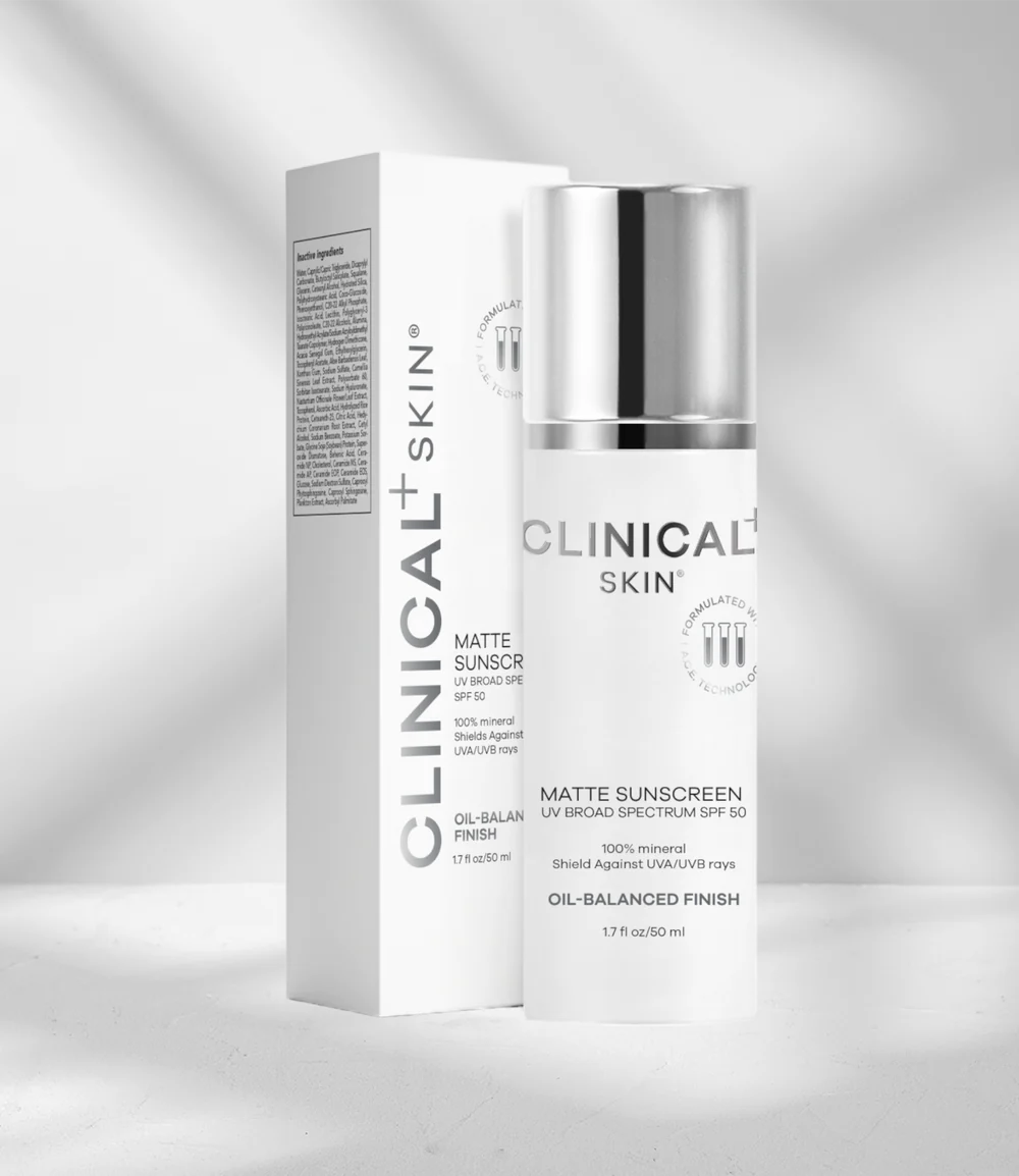 Clinical Skin Matte Sunscreen UV Broad-Spectrum SPF50 1.7. fl oz